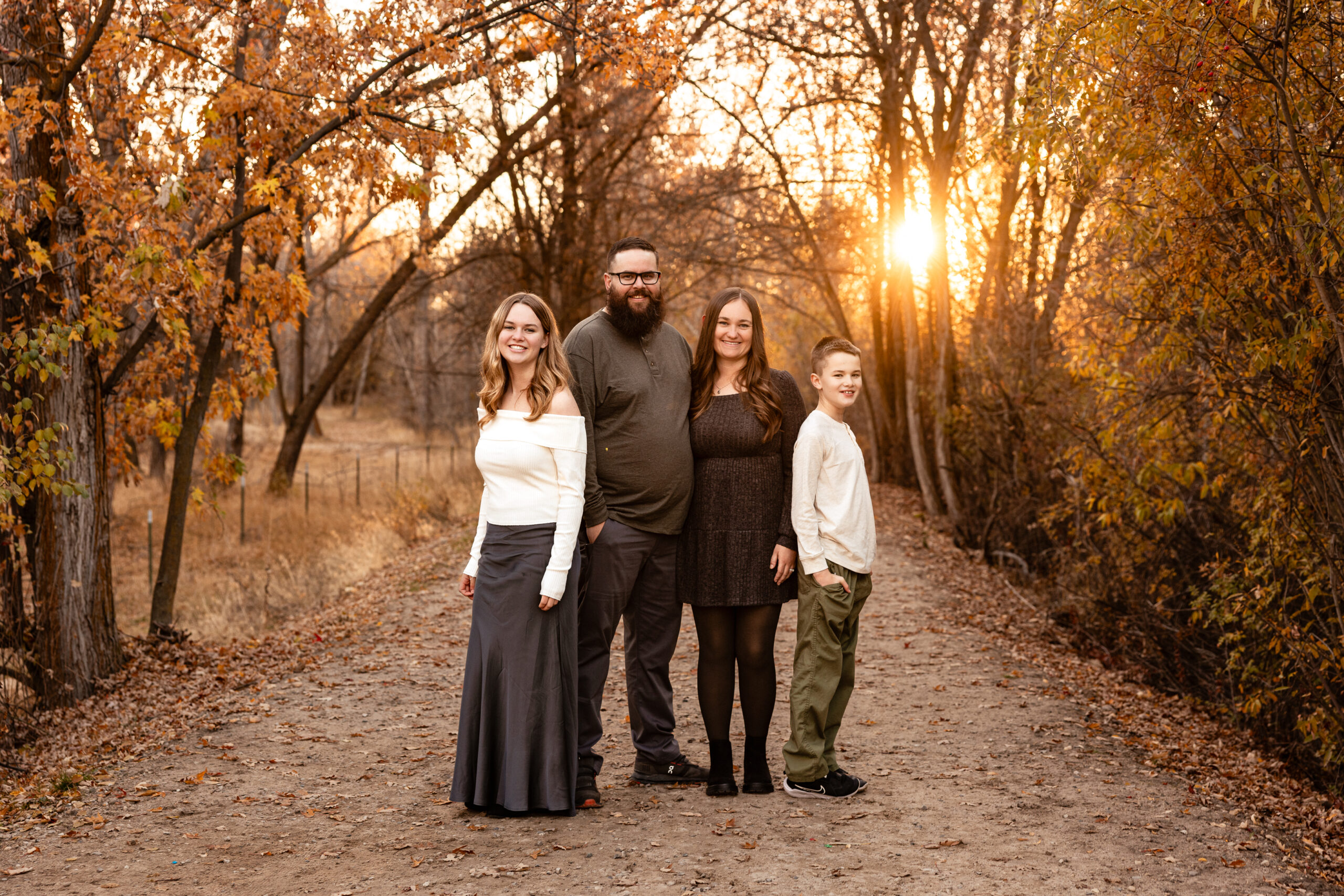 Eagle Idaho Family Photos at Reid Merrill Park in the Fall