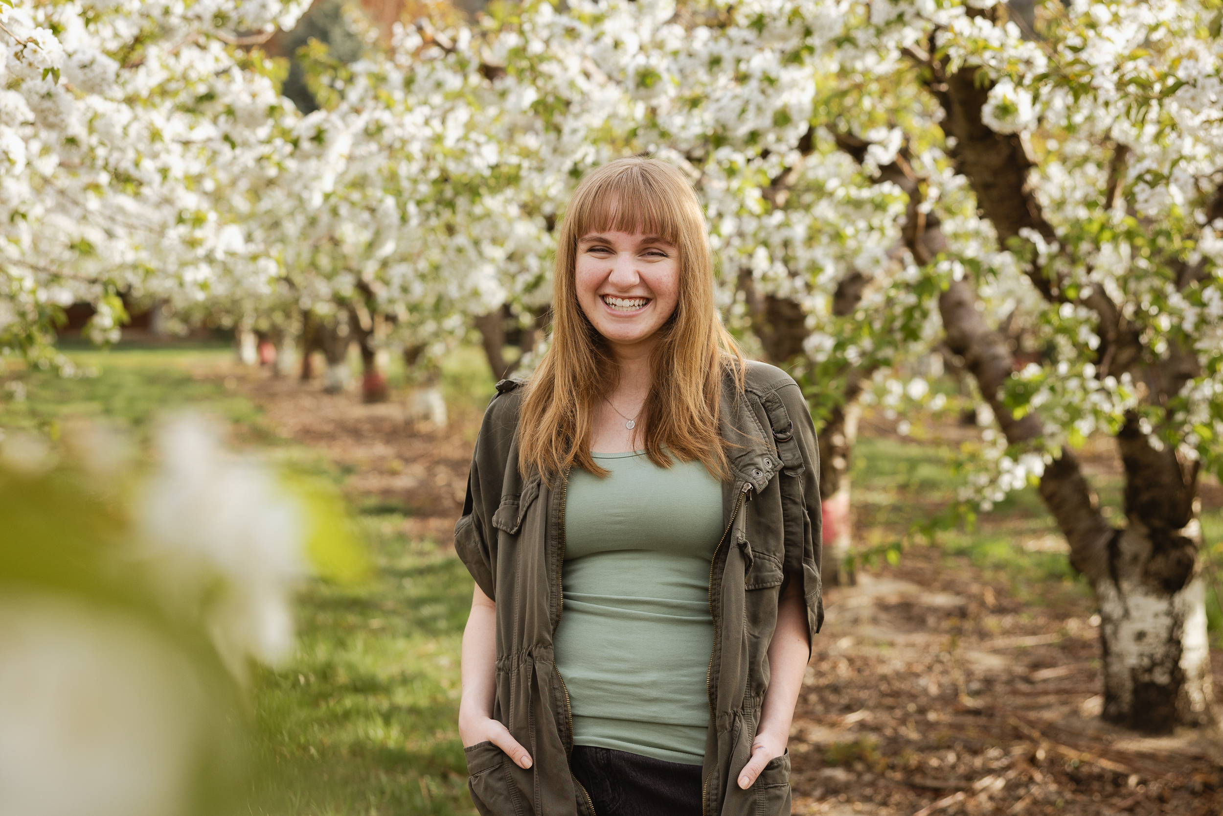 Spring Blossom Senior Portrait