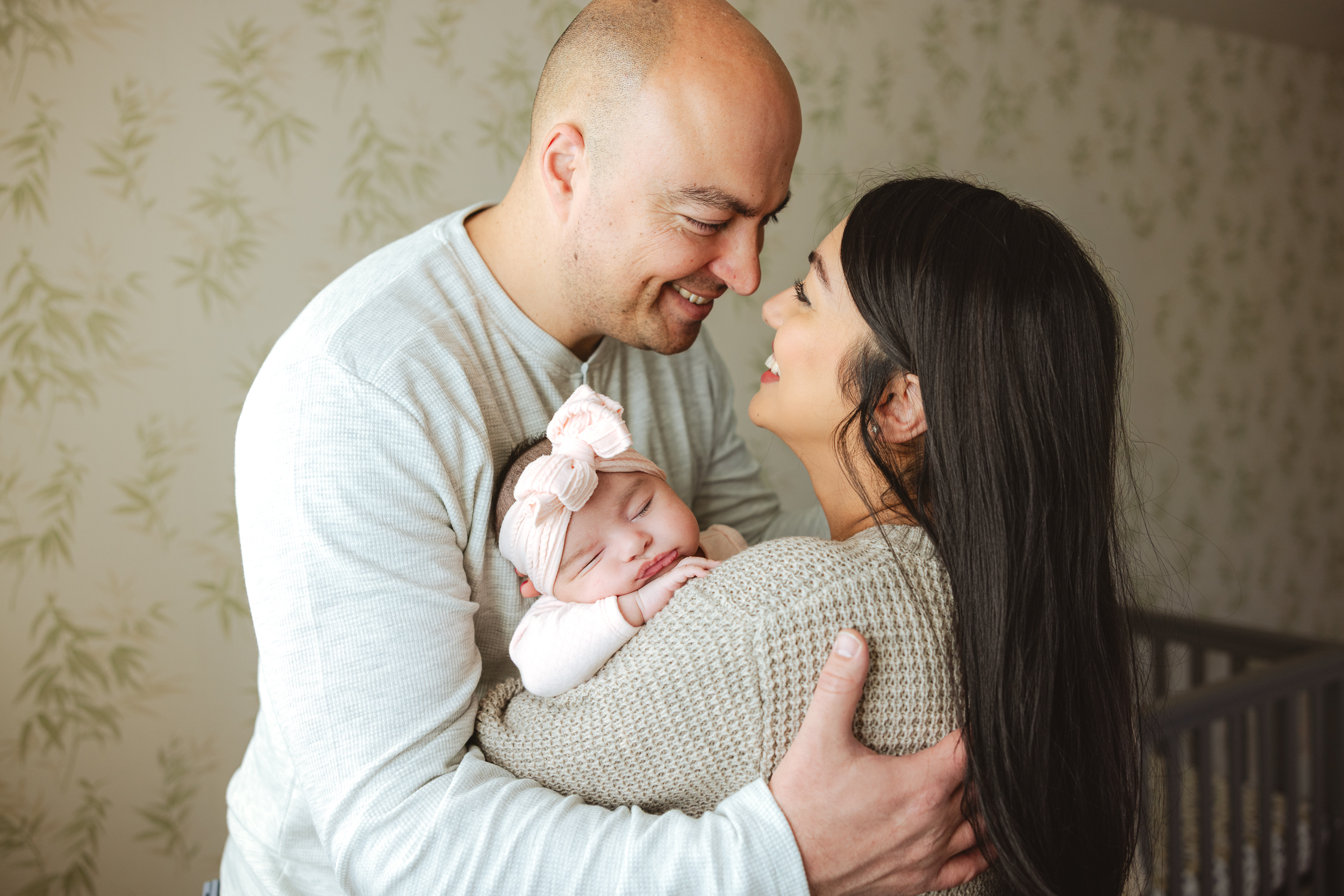 Family newborn lifestyle session