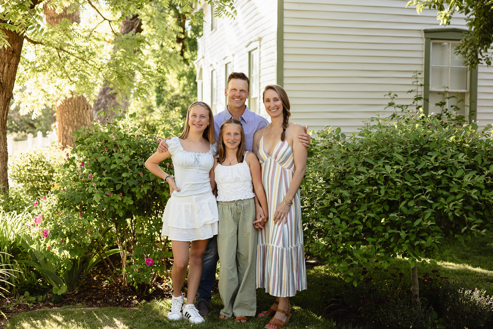 Family photo at Dry Creek Historical Society in Boise Idaho