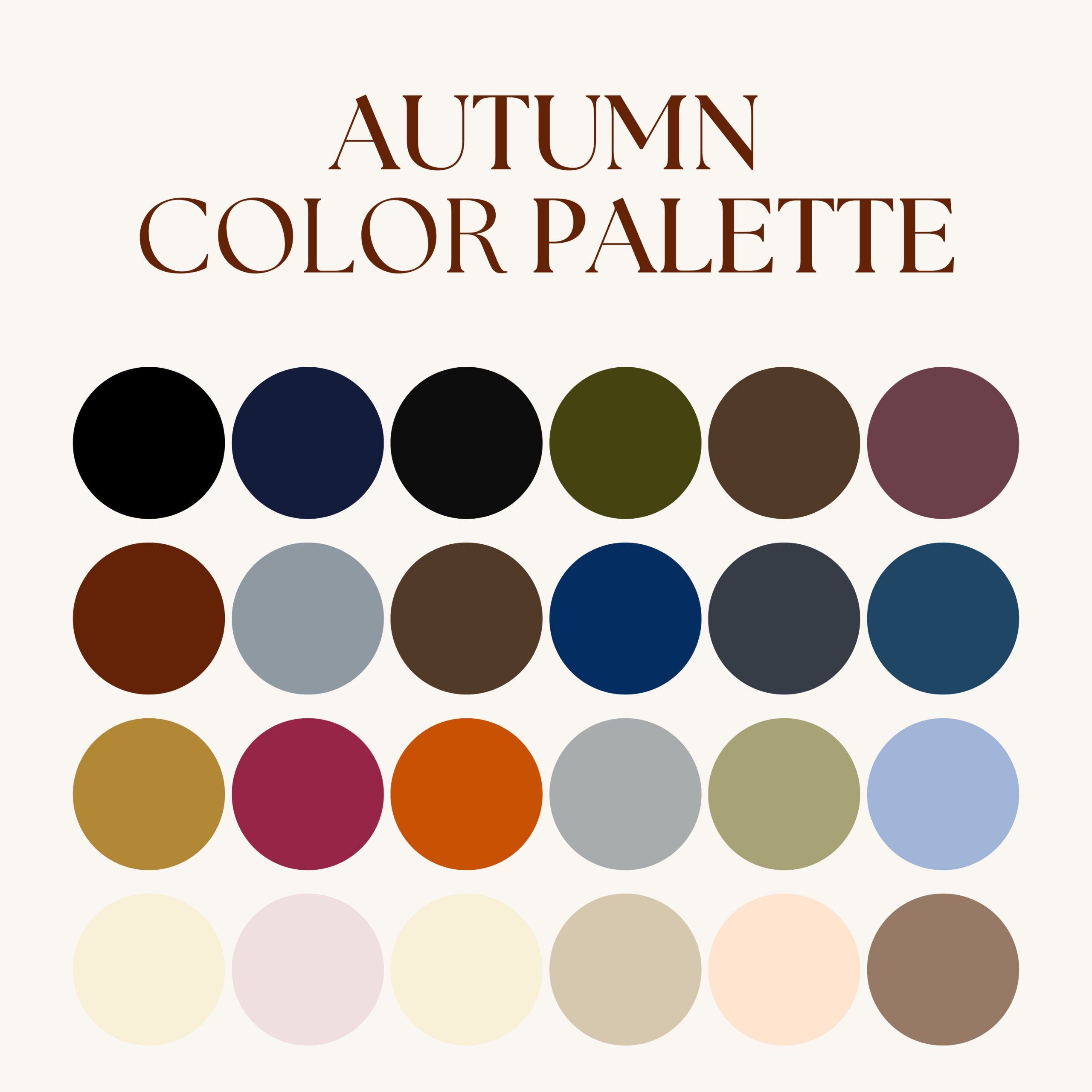 Fall Color Palette